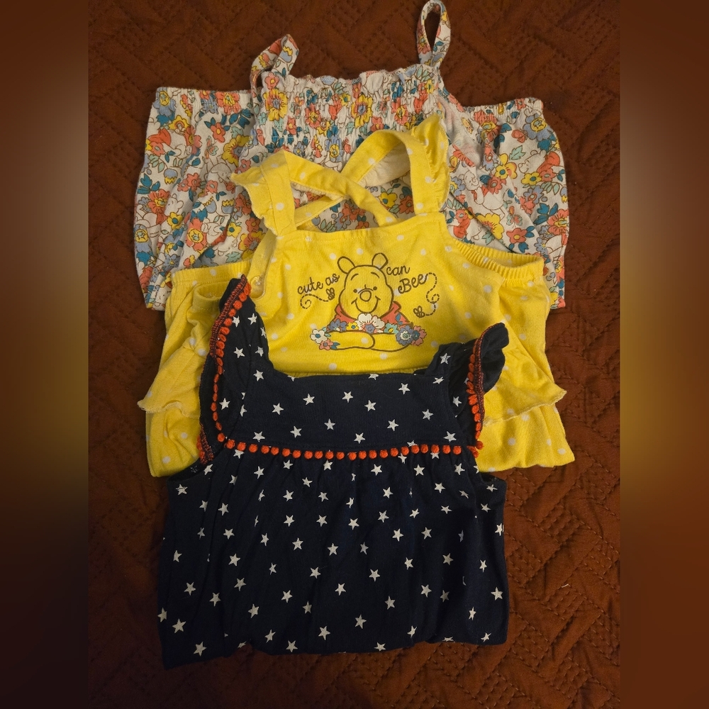 3 different jumps but all size 24M Disney and Carter's